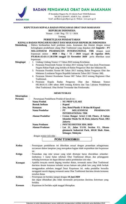 BPOM reference document