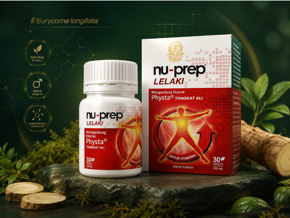 NU-PREP Lelaki Physta Tongkat Ali premium campaign visual