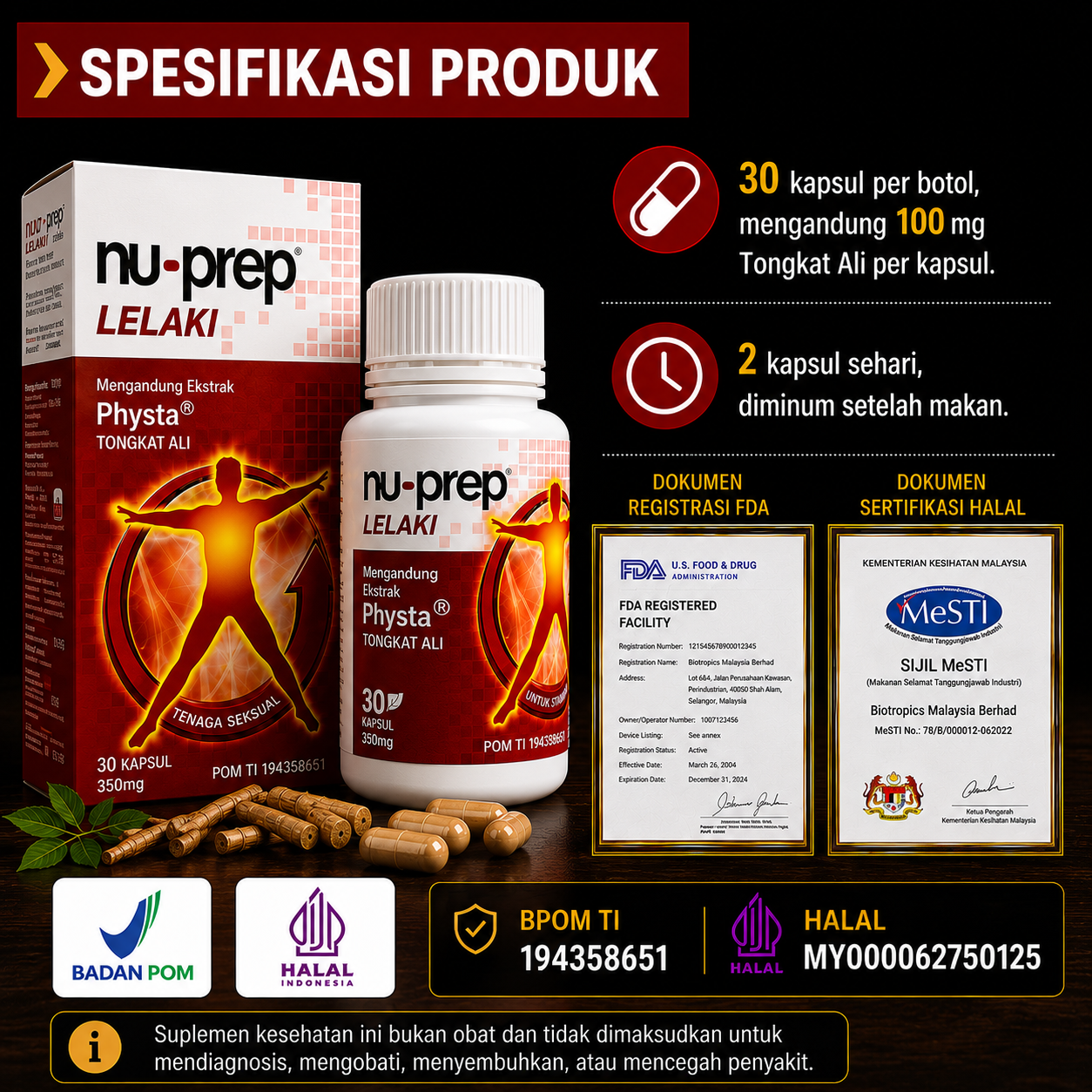 nu-prep specification material